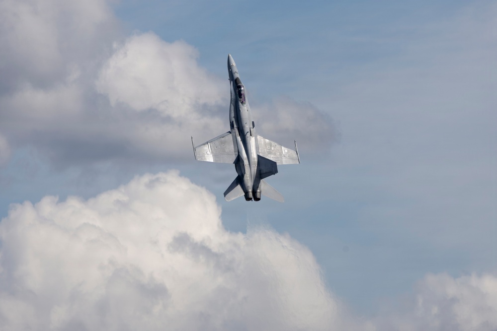 U.S. Marines with VMFA-224 conduct flight operations during Ramstein Flag in Finland