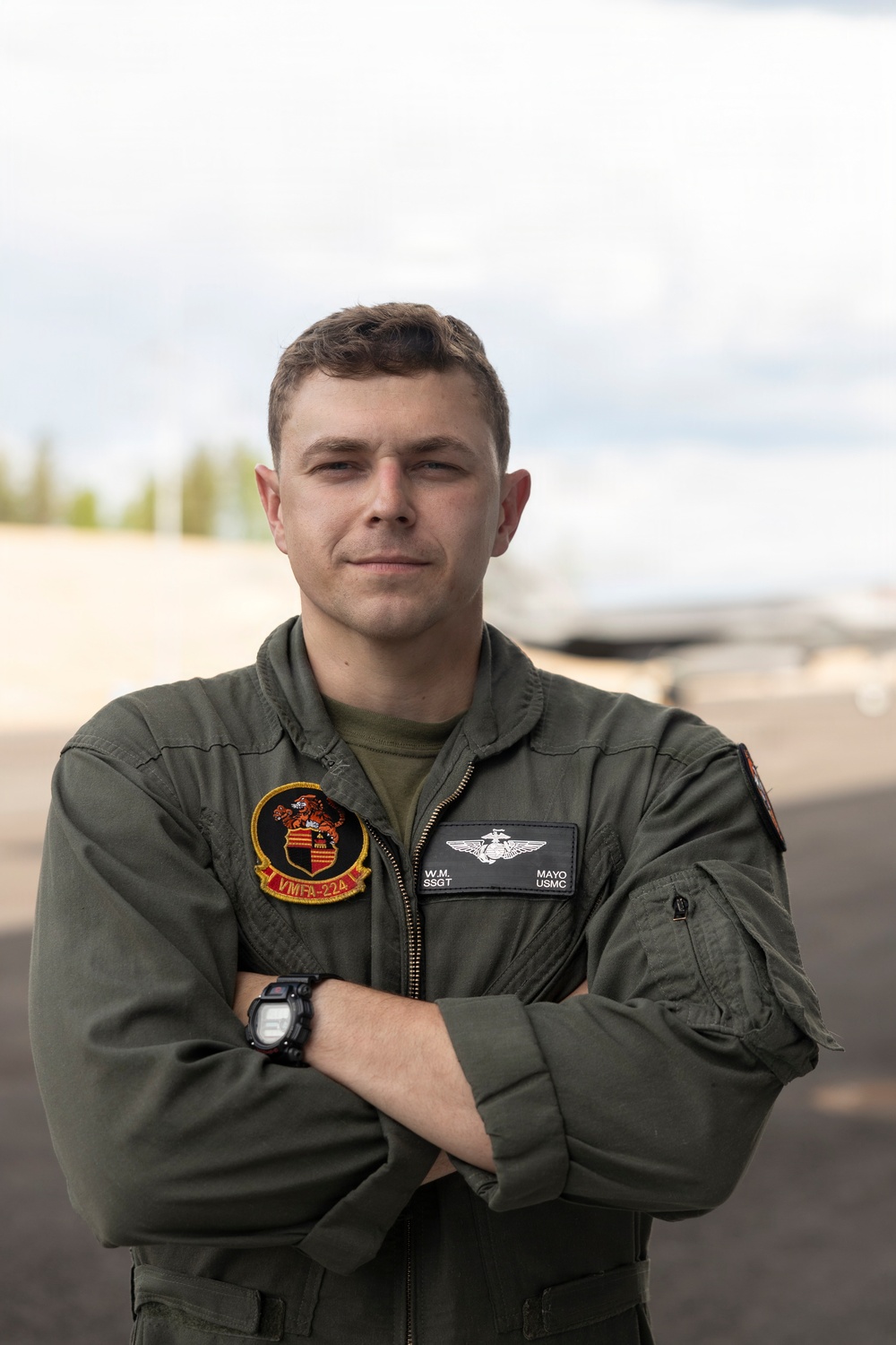 U.S. Marines with VMFA-224 conduct flight operations during Ramstein Flag in Finland