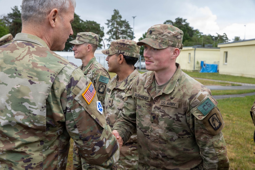 V Corps’ Best Squad Competition Awards