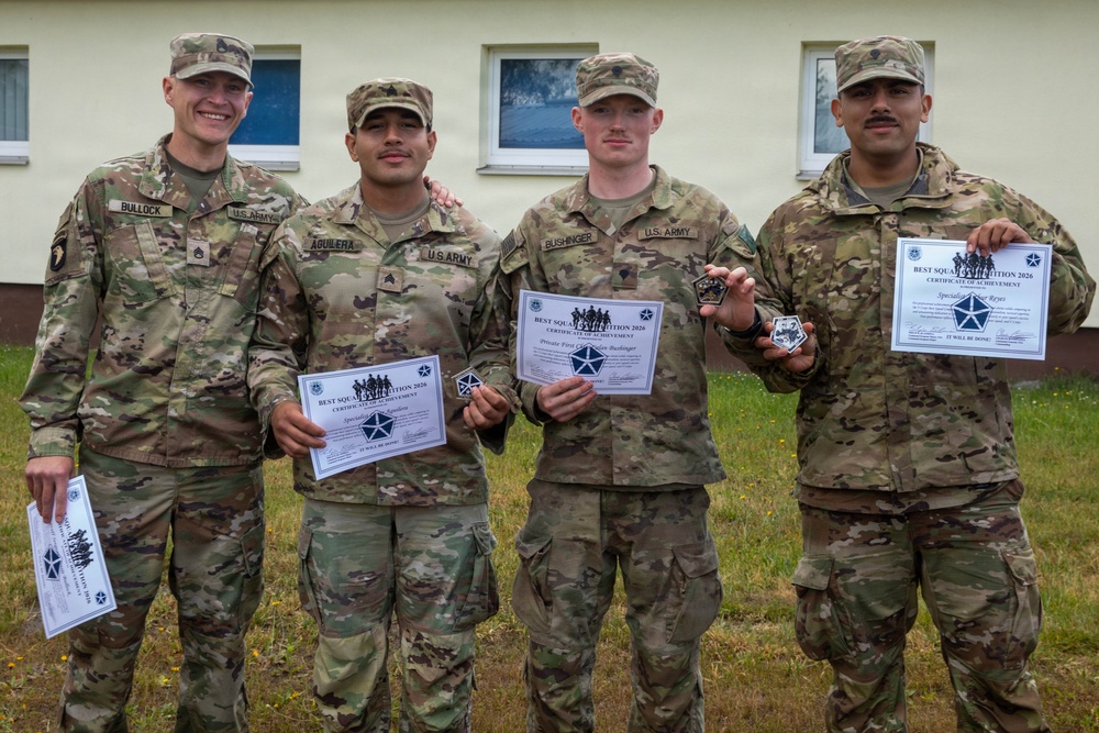V Corps’ Best Squad Competition Awards