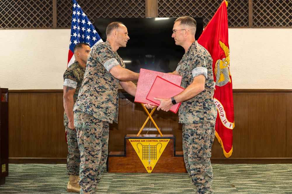 MACG-18 hosts retirement ceremony for Lt. Col. VerPlanck
