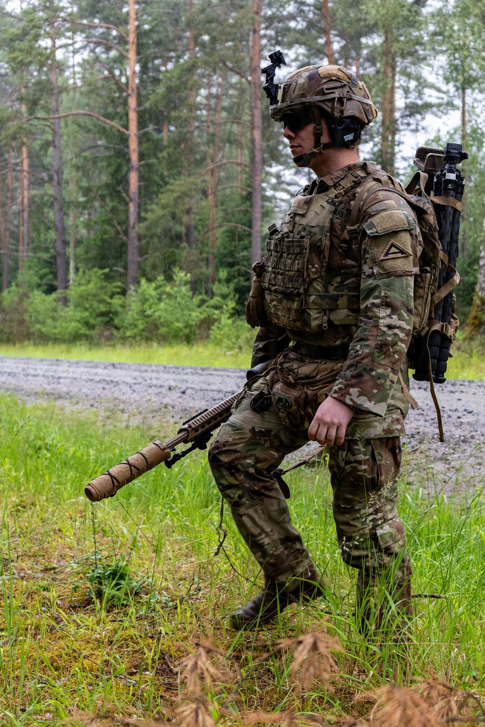 Apache Company, 1-4 Infantry - Blank fire range in GTA