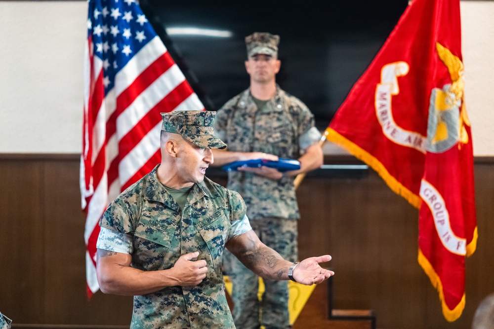 MACG-18 hosts retirement ceremony for Lt. Col. VerPlanck