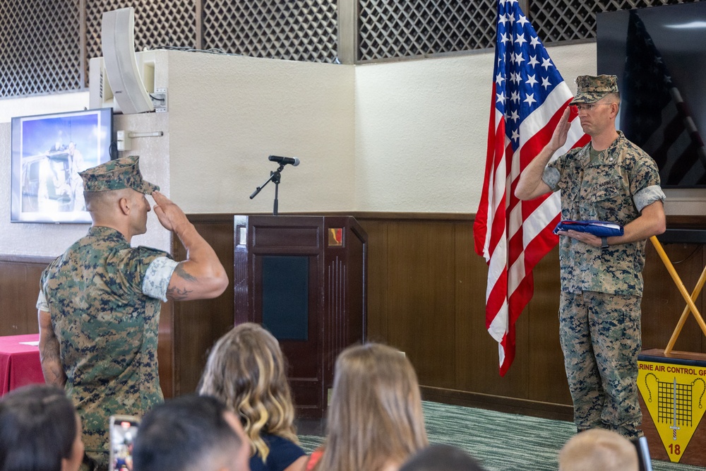 MACG-18 hosts retirement ceremony for Lt. Col. VerPlanck