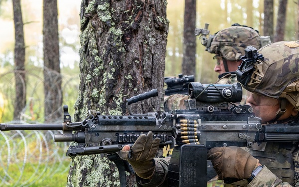 Apache Company, 1-4 Infantry - Blank fire range in GTA