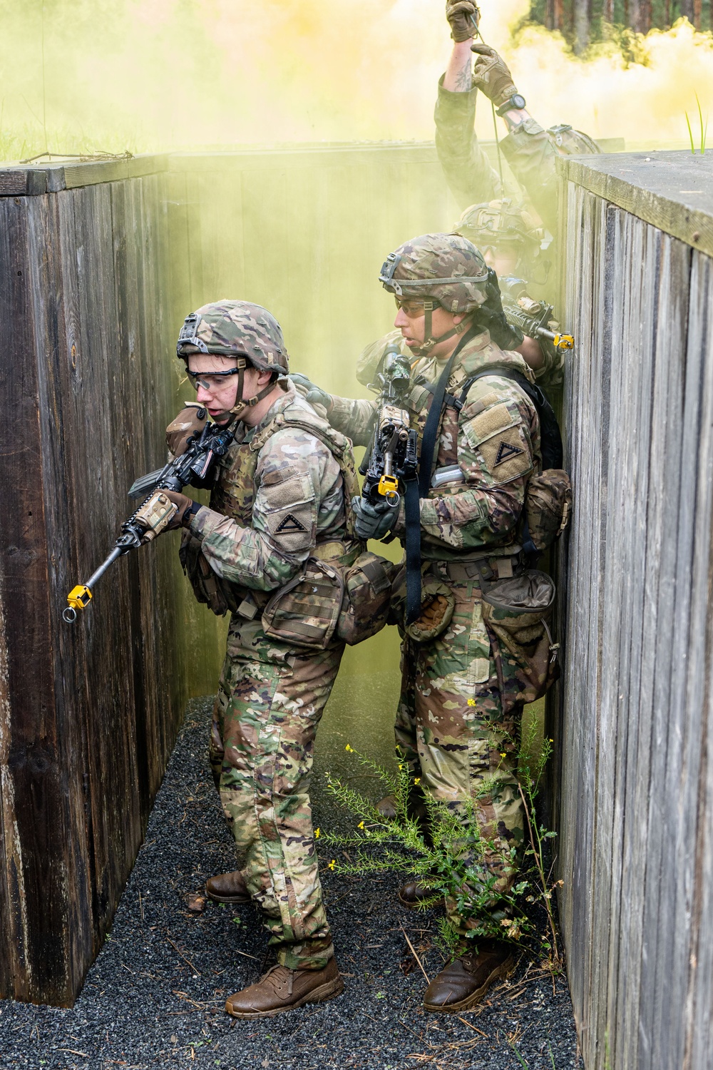 Apache Company, 1-4 Infantry - Blank fire range in GTA