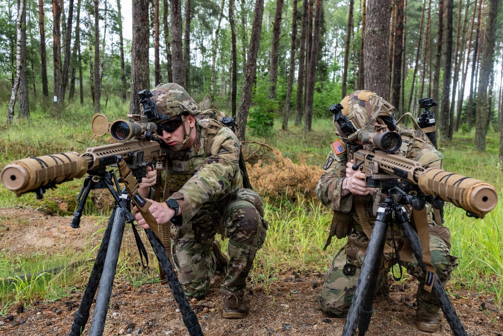 Apache Company, 1-4 Infantry - Blank fire range in GTA