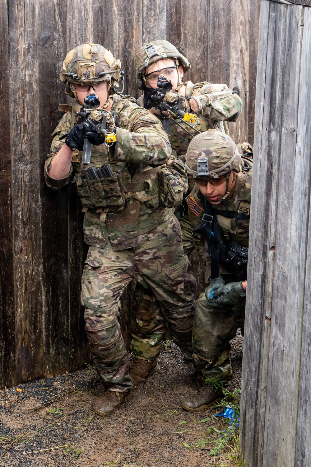 Apache Company, 1-4 Infantry - Blank fire range in GTA