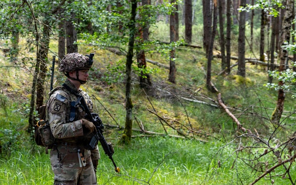 Apache Company, 1-4 Infantry - Blank fire range in GTA