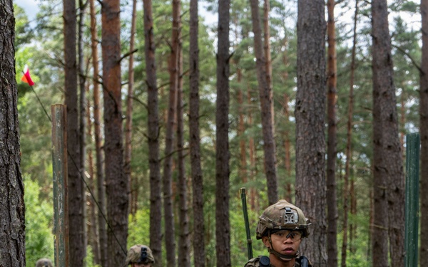 Apache Company, 1-4 Infantry - Blank fire range in GTA