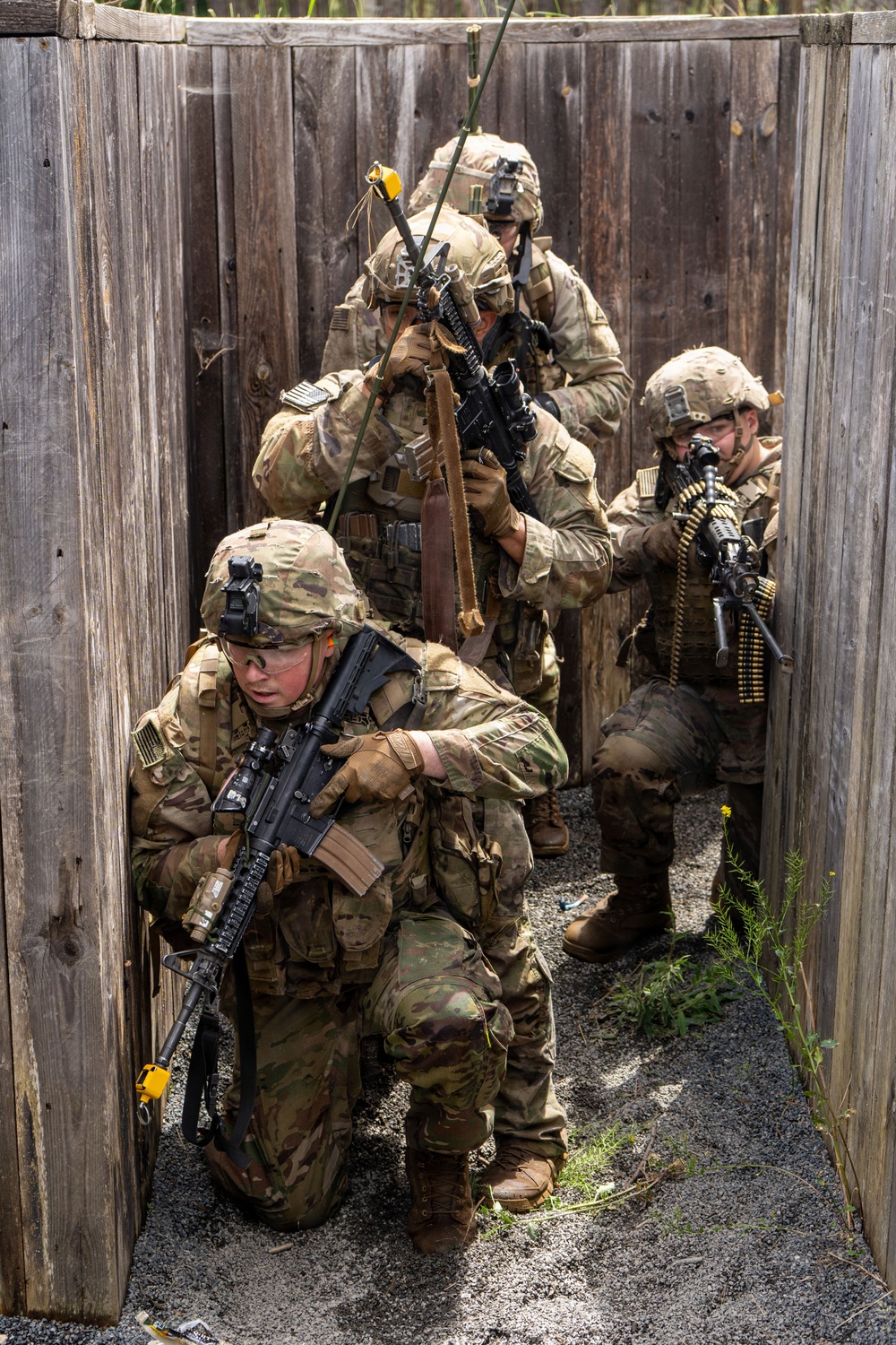Apache Company, 1-4 Infantry - Blank fire range in GTA
