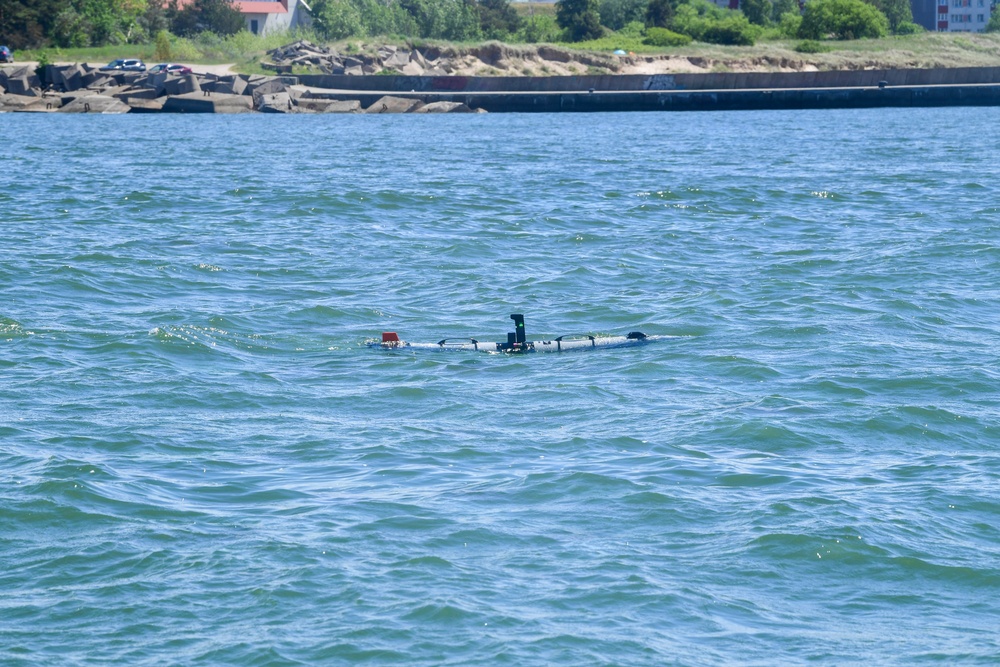 Unmanned Undersea Vehicle Group (UUVGRU) 1 conducts UUV operations during BALTOPS 2026