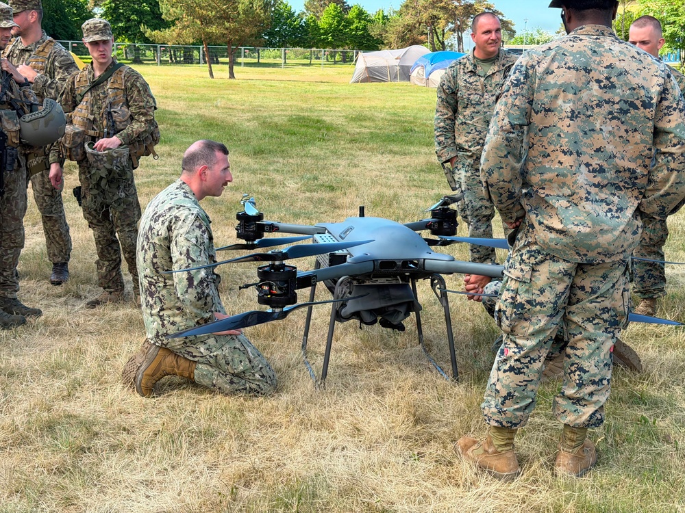 FDPMU Tests Drone Sample Transport During BALTOPS 2026