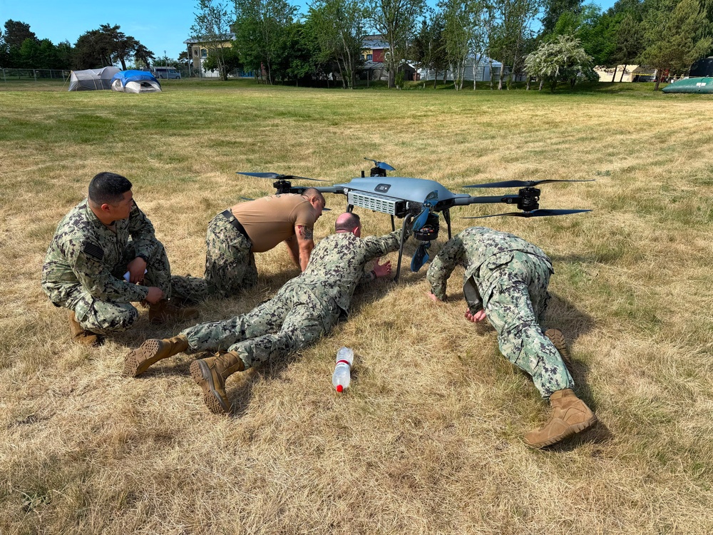 FDPMU Tests Drone Sample Transport During BALTOPS 2026