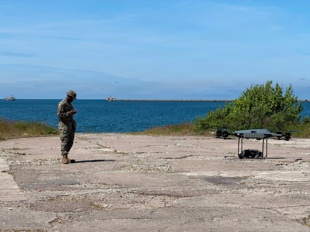 FDPMU Tests Drone Sample Transport During BALTOPS 2026