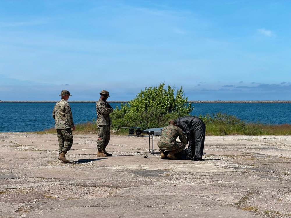 FDPMU Tests Drone Sample Transport During BALTOPS 2026