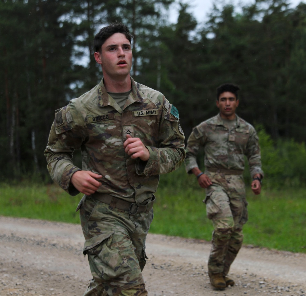 V Corps Best Squad Competition Combat Fitness Test