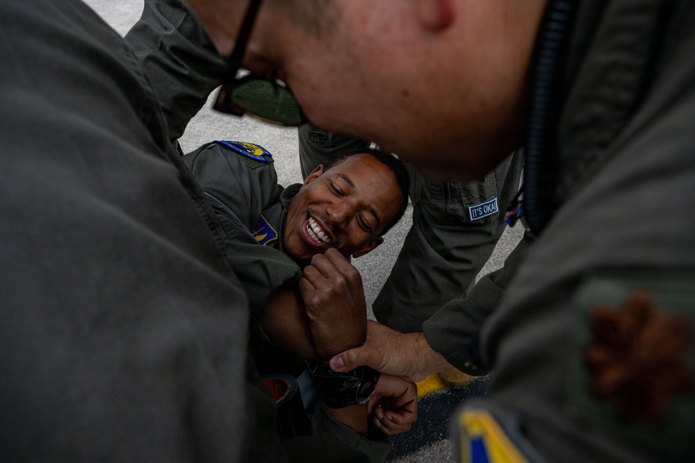 31 FW honors Aviano AB officers following final flights