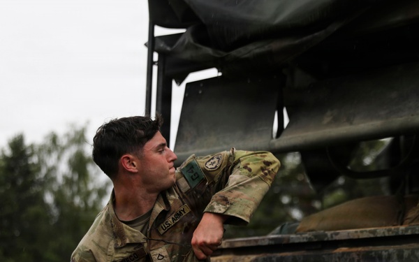 V Corps Best Squad Competition Combat Fitness Test