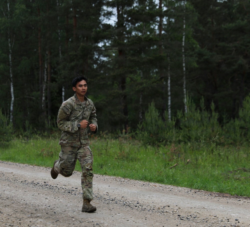 V Corps Best Squad Competition Combat Fitness Test
