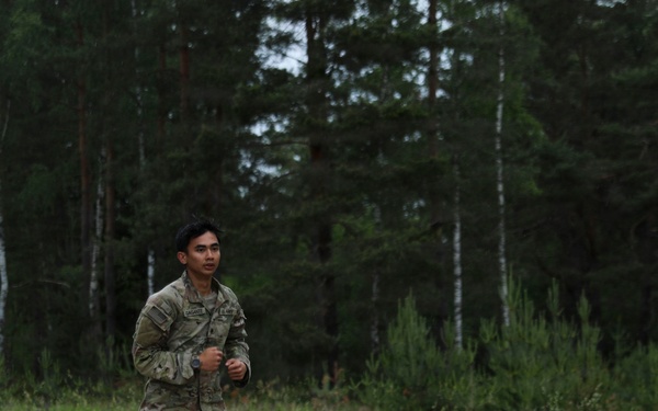 V Corps Best Squad Competition Combat Fitness Test