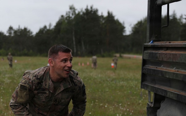 V Corps Best Squad Competition Combat Fitness Test