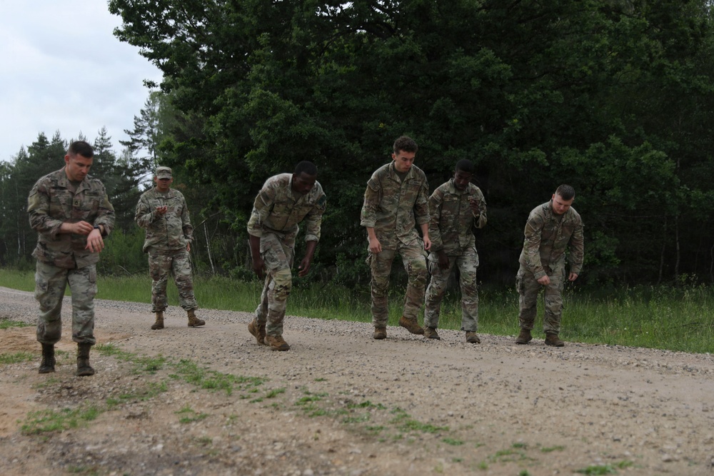 V Corps Best Squad Competition Combat Fitness Test