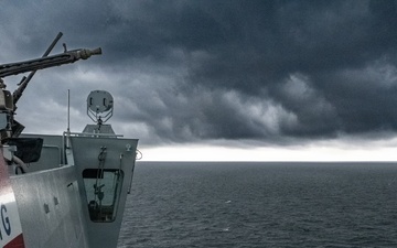 Danish Task Group Steaming Through The Baltic Sea During BALTOPS 2026