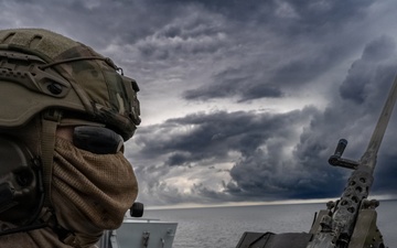 Danish Task Group Steaming Through The Baltic Sea During BALTOPS 2026