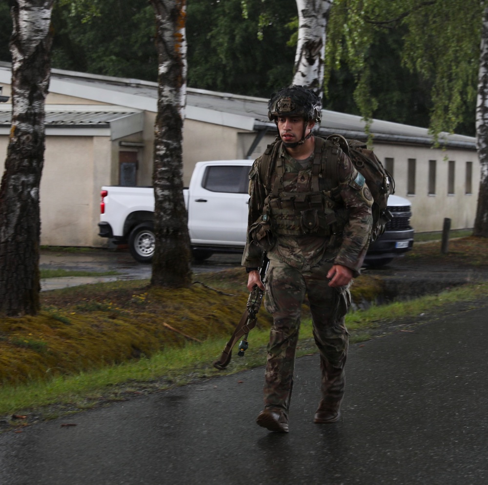 V Corps Best Squad Competition 12-mile ruck