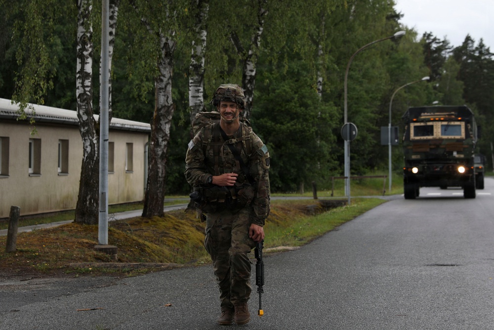 V Corps Best Squad Competition 12-mile ruck