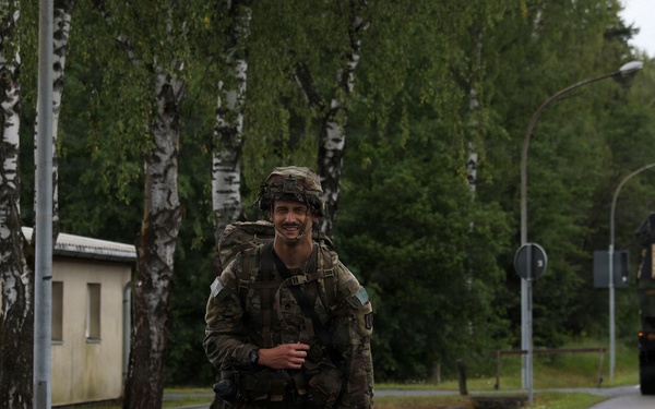 V Corps Best Squad Competition 12-mile ruck