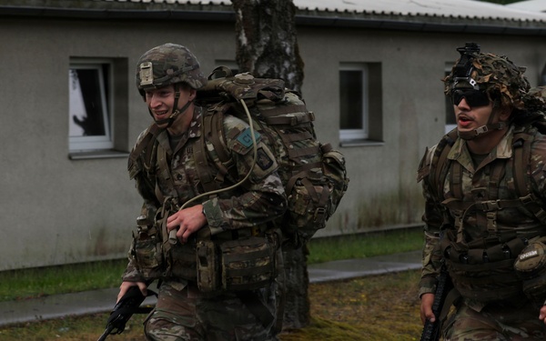 V Corps Best Squad Competition 12-mile ruck