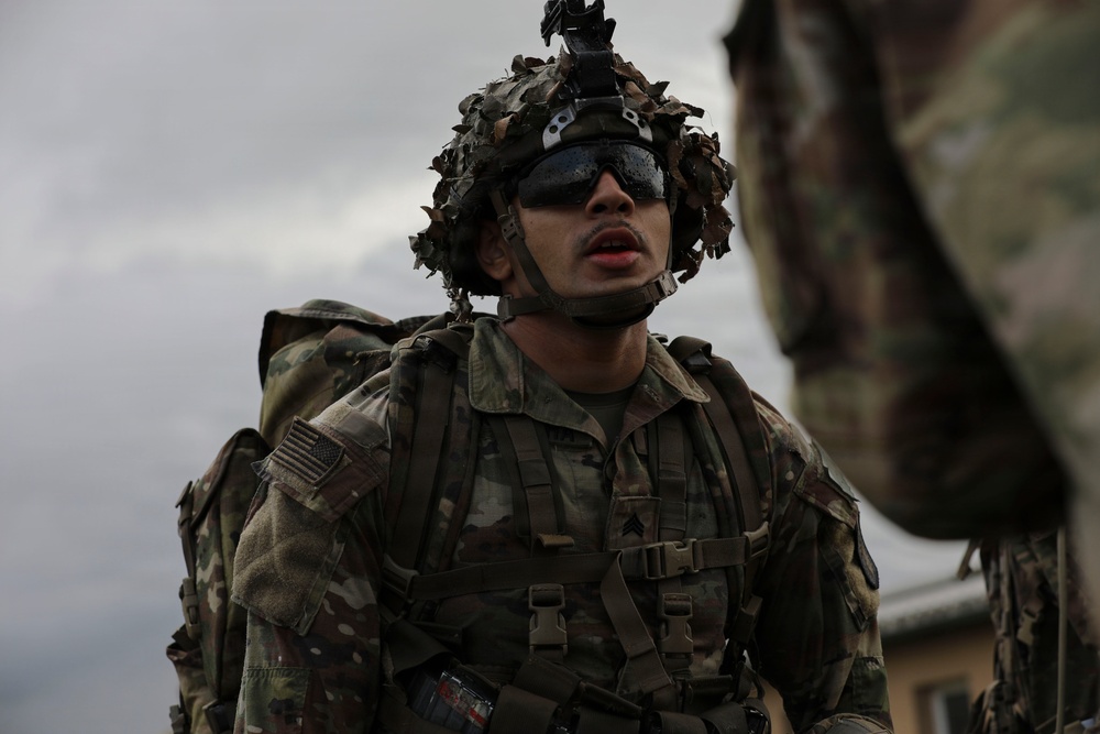 V Corps Best Squad Competition 12-mile ruck