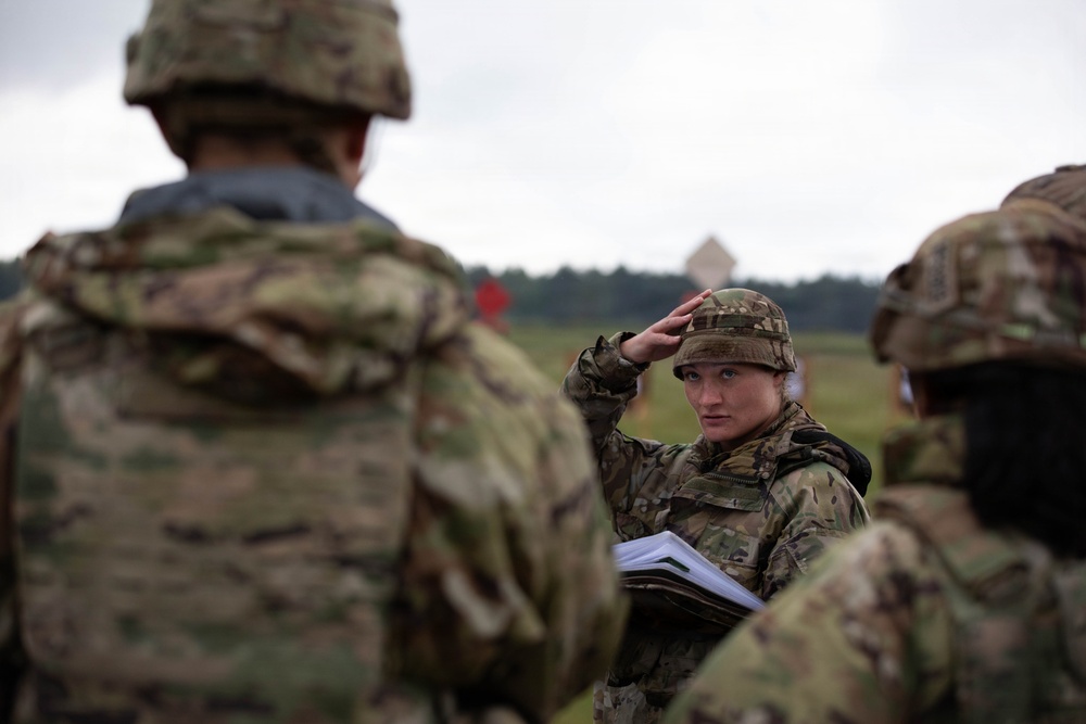 U.S. Army engineers learn from the British Army about close-quarters battle in Poland
