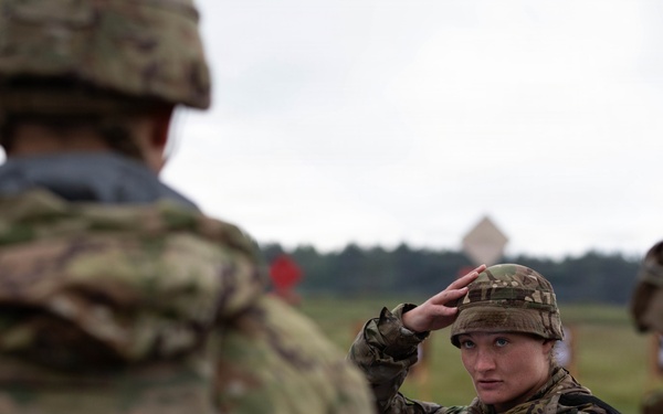 U.S. Army engineers learn from the British Army about close-quarters battle in Poland