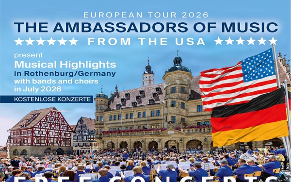 Ambassadors of Music flyer July 2026