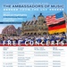 Ambassadors of Music flyer July 2026
