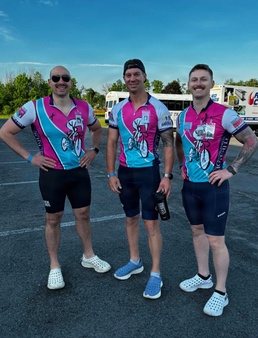 Three Eastern Air Defense Sector Members Pedal for Mohawk Valley’s Missing Children