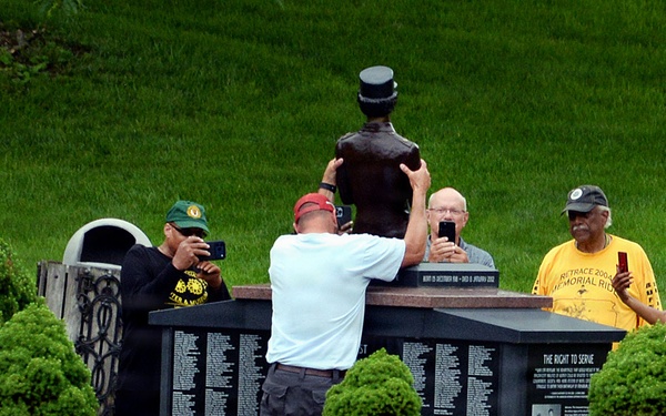 Fort Leavenworth upgrades 6888th Postal Battalion monument