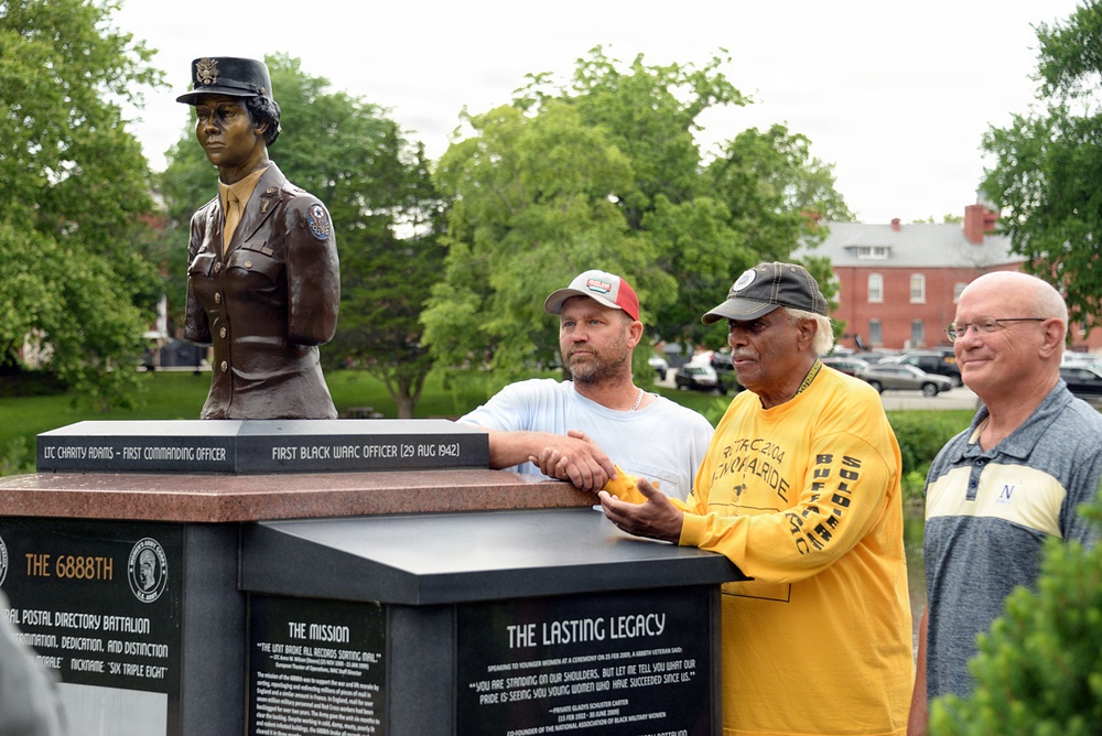 Fort Leavenworth upgrades 6888th Postal Battalion monument