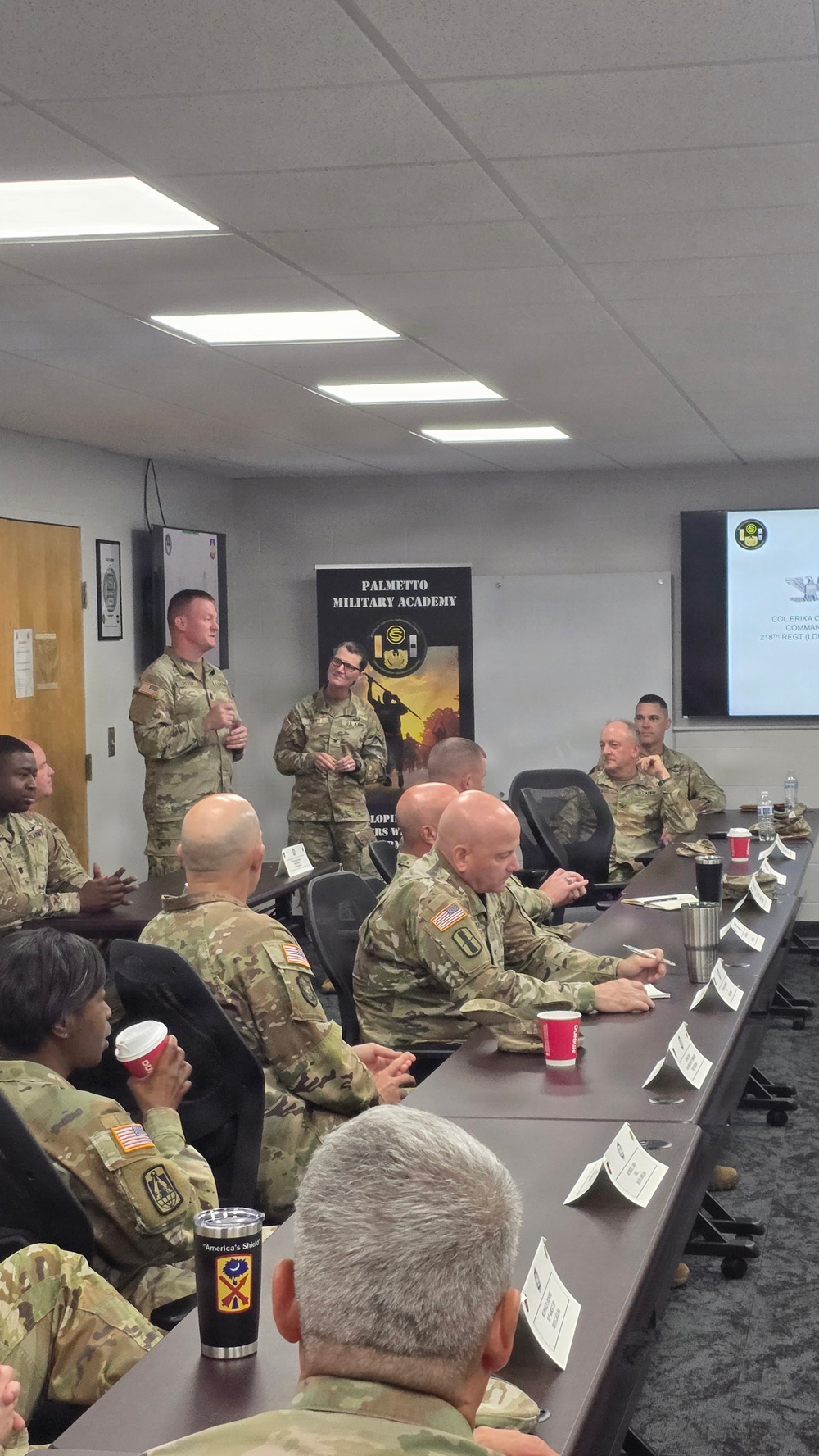 218th Regimental Training Battalion hosts OCS VIP Day