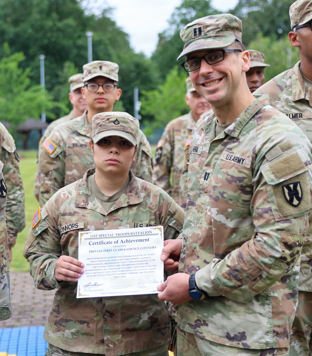 21st Special Troops Battalion Award Ceremony