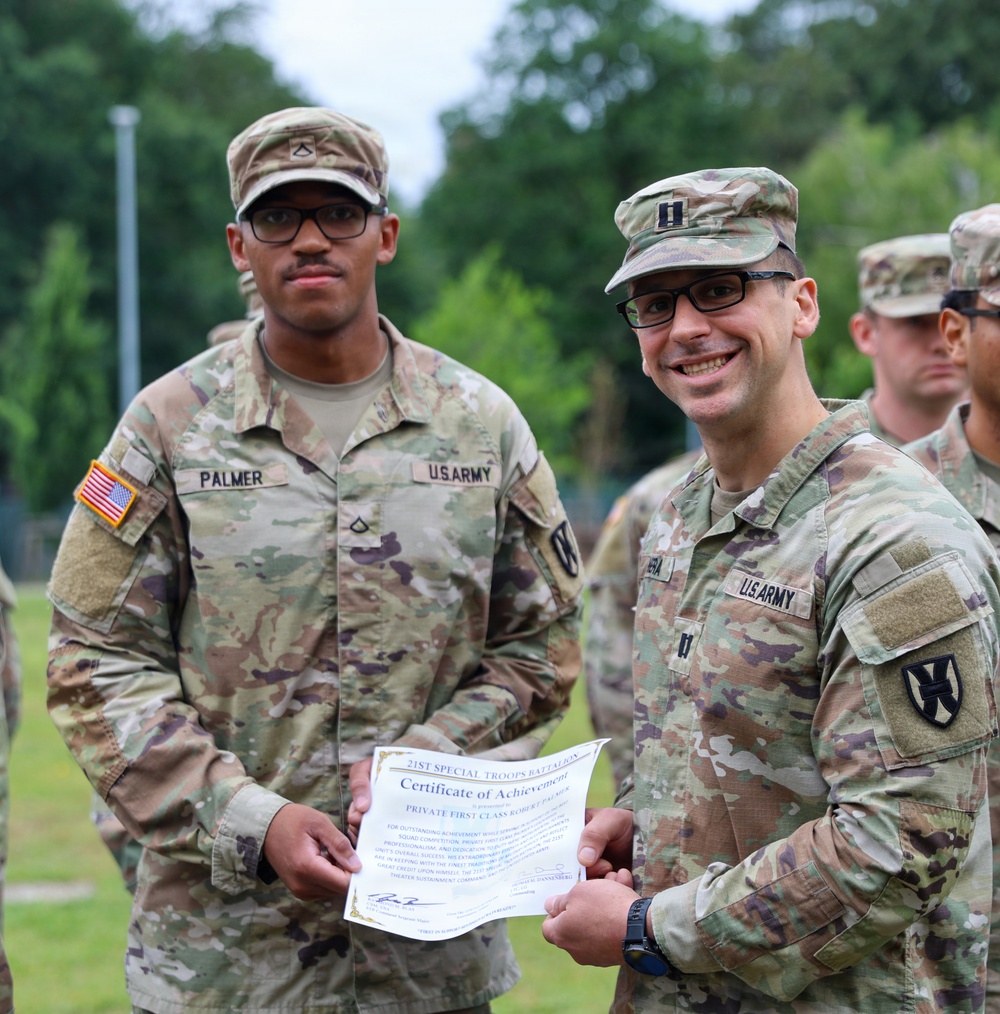 21st Special Troops Battalion Award Ceremony