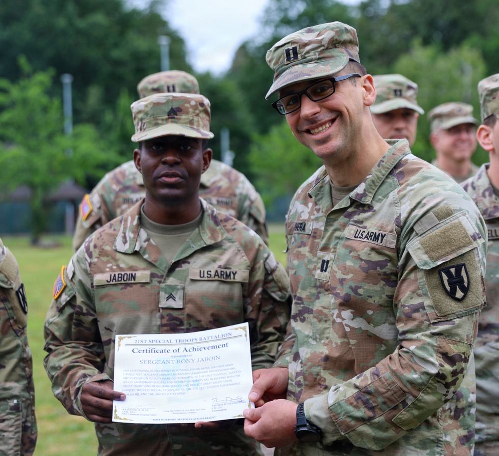 21st Special Troops Battalion Award Ceremony