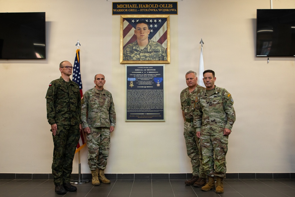 Ollis Warrior Grill Rededicated, Celebrating Valor and Alliance in Poland