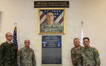 Ollis Warrior Grill Rededicated, Celebrating Valor and Alliance in Poland