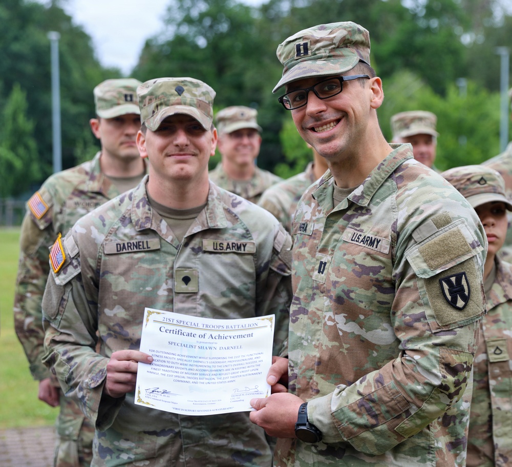 21st Special Troops Battalion Award Ceremony