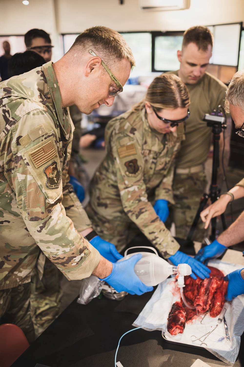 101st Air Refueling Wing Medical Group Enhances Combat Life Saving Skills Through Local Partnerships
