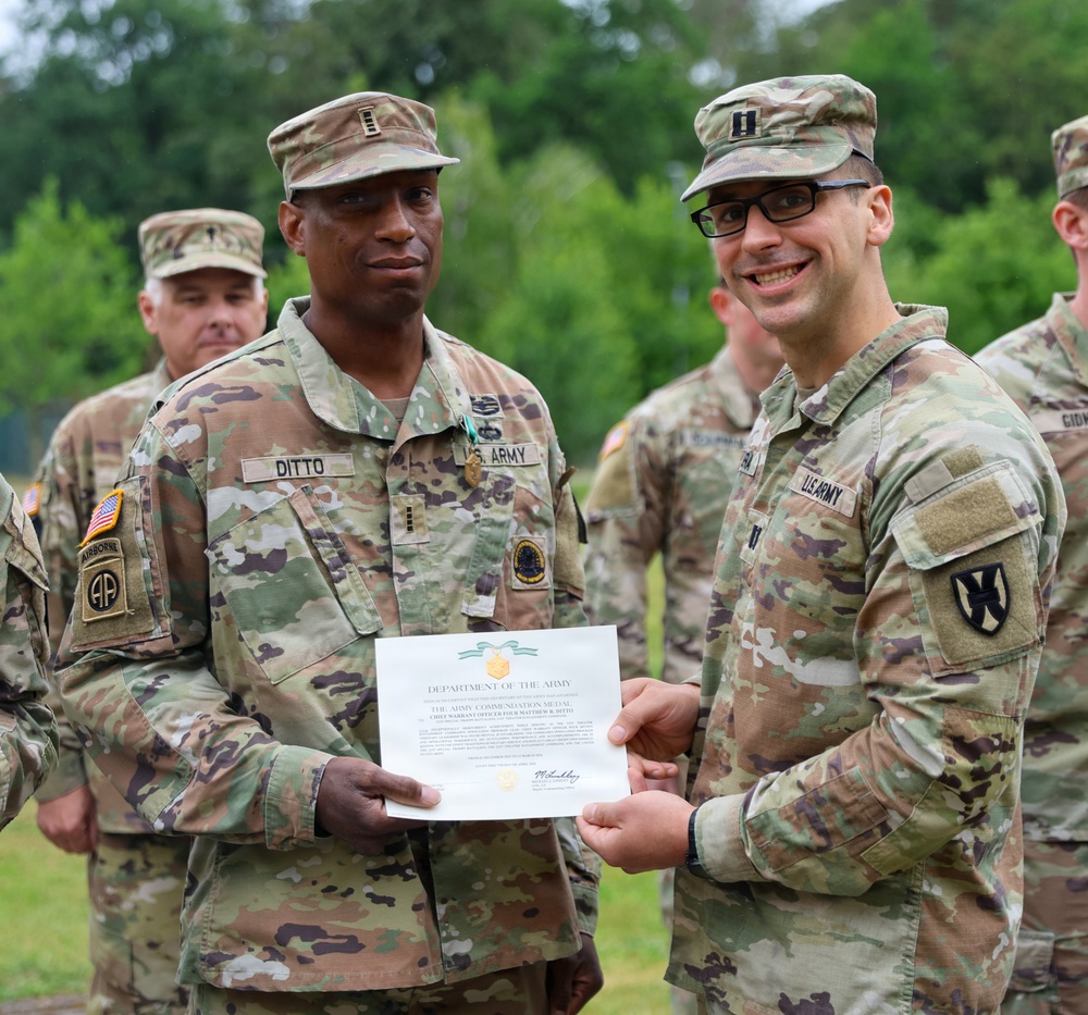 21st Special Troops Battalion Award Ceremony